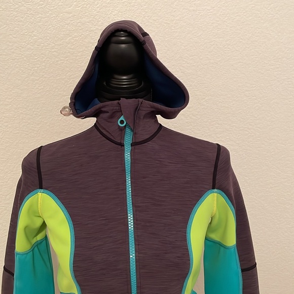 ROXY activewear jacket hiking camping gym size 4/ S scuba sailing - Picture 2 of 9